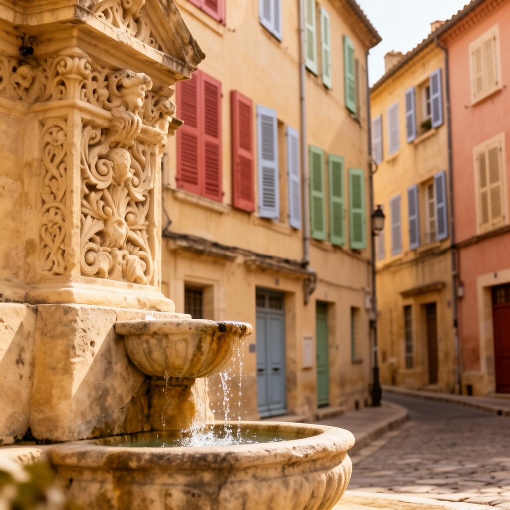 Architecture provençale à Aix-en-Provence